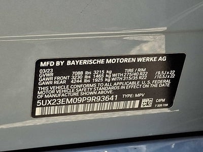 2023 BMW X7 xDrive40i Sports Activity Vehicle
