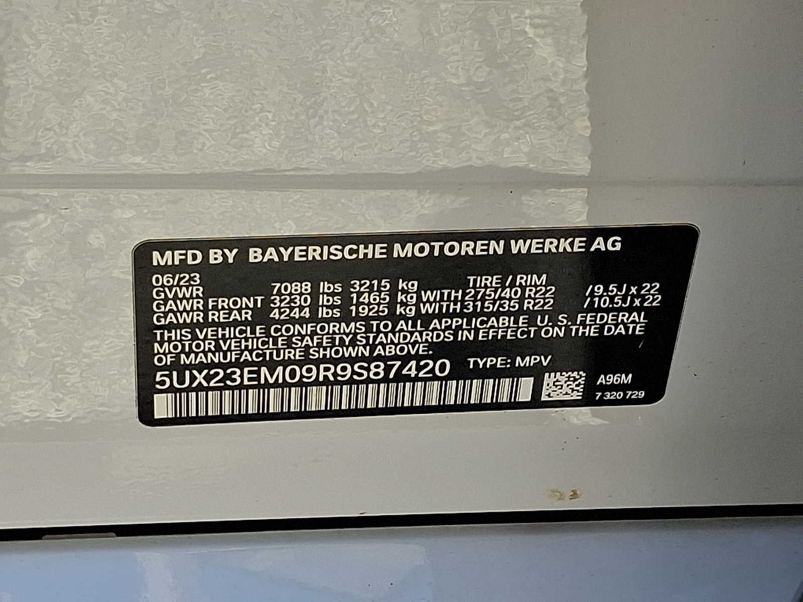 2024 BMW X7 xDrive40i Sports Activity Vehicle