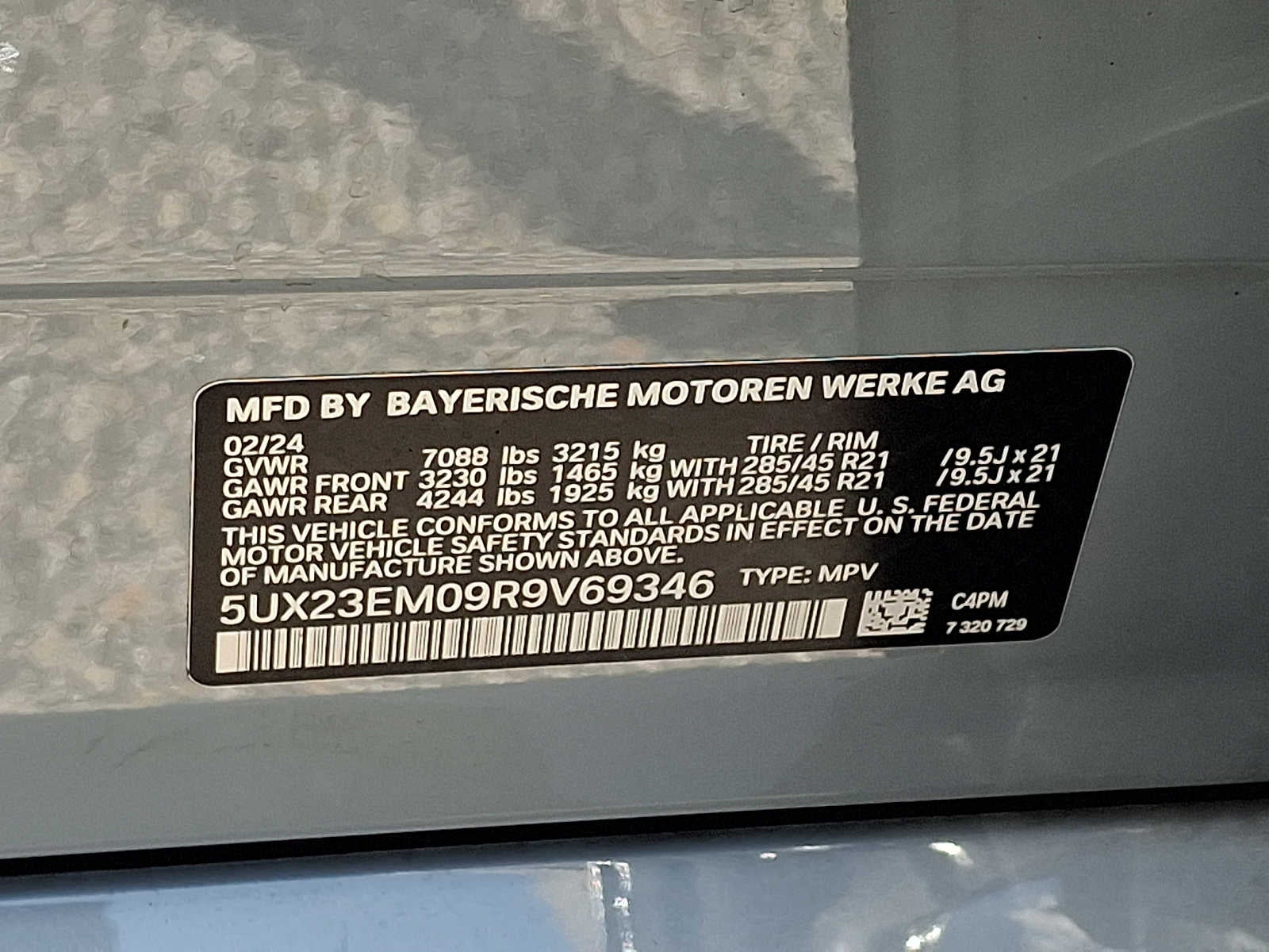 2024 BMW X7 xDrive40i Sports Activity Vehicle