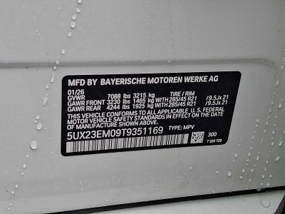 2026 BMW X7 xDrive40i Sports Activity Vehicle