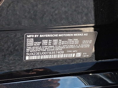 2026 BMW X5 xDrive40i Sports Activity Vehicle