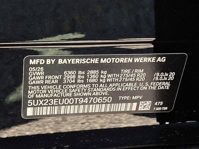 2026 BMW X5 xDrive40i Sports Activity Vehicle