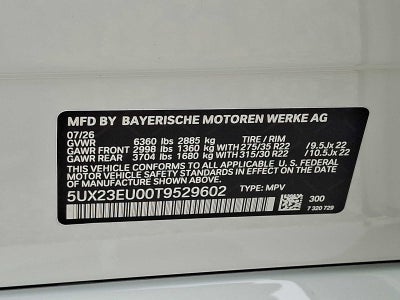 2026 BMW X5 xDrive40i Sports Activity Vehicle
