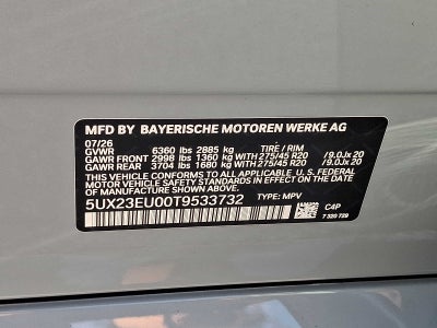 2026 BMW X5 xDrive40i Sports Activity Vehicle