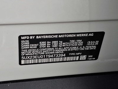 2026 BMW X5 xDrive40i Sports Activity Vehicle