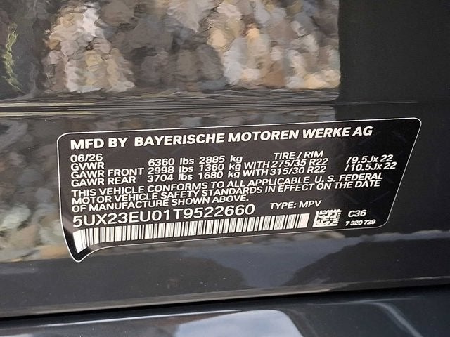 2026 BMW X5 xDrive40i Sports Activity Vehicle