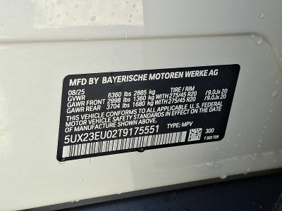 2026 BMW X5 xDrive40i Sports Activity Vehicle