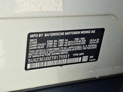 2026 BMW X5 xDrive40i Sports Activity Vehicle