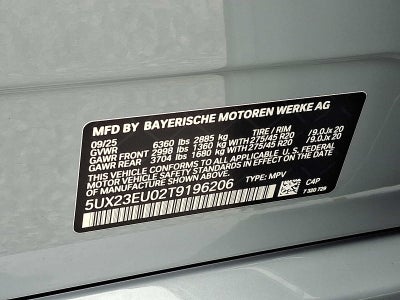 2026 BMW X5 xDrive40i Sports Activity Vehicle