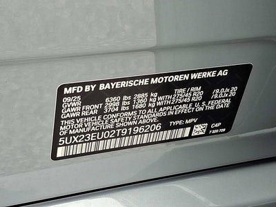 2026 BMW X5 xDrive40i Sports Activity Vehicle