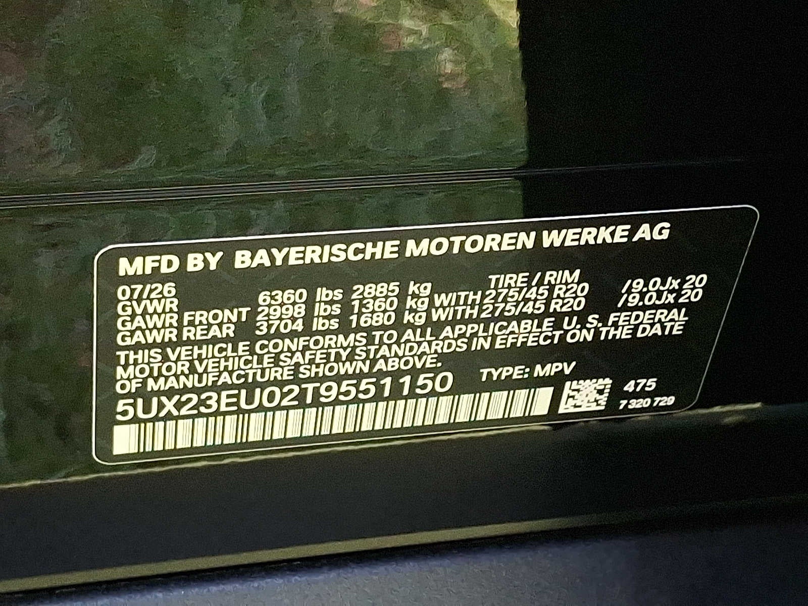 2026 BMW X5 xDrive40i Sports Activity Vehicle
