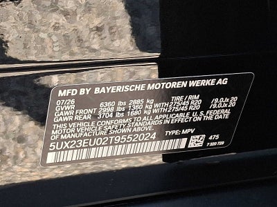 2026 BMW X5 xDrive40i Sports Activity Vehicle