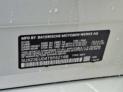 2026 BMW X5 xDrive40i Sports Activity Vehicle