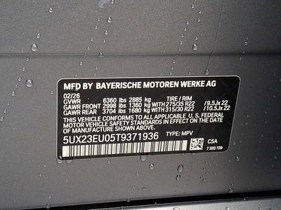 2026 BMW X5 xDrive40i Sports Activity Vehicle