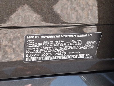 2026 BMW X5 xDrive40i Sports Activity Vehicle