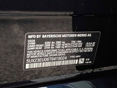 2026 BMW X5 xDrive40i Sports Activity Vehicle