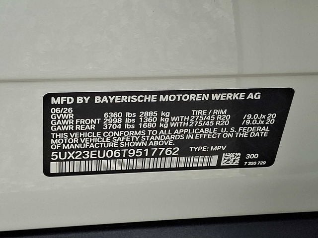 2026 BMW X5 xDrive40i Sports Activity Vehicle