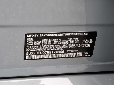 2024 BMW X5 xDrive40i Sports Activity Vehicle