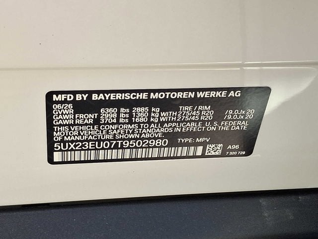 2026 BMW X5 xDrive40i Sports Activity Vehicle