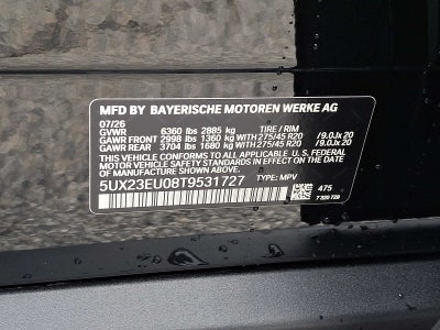 2026 BMW X5 xDrive40i Sports Activity Vehicle