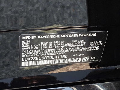2026 BMW X5 xDrive40i Sports Activity Vehicle