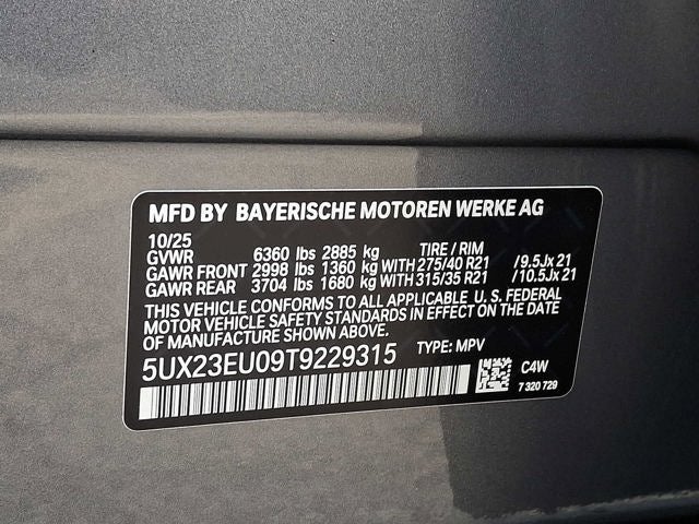 2026 BMW X5 xDrive40i Sports Activity Vehicle