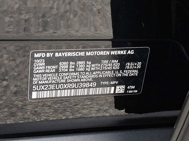 2024 BMW X5 xDrive40i Sports Activity Vehicle