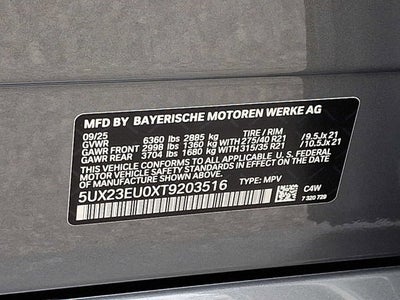 2026 BMW X5 xDrive40i Sports Activity Vehicle