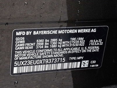 2026 BMW X5 xDrive40i Sports Activity Vehicle