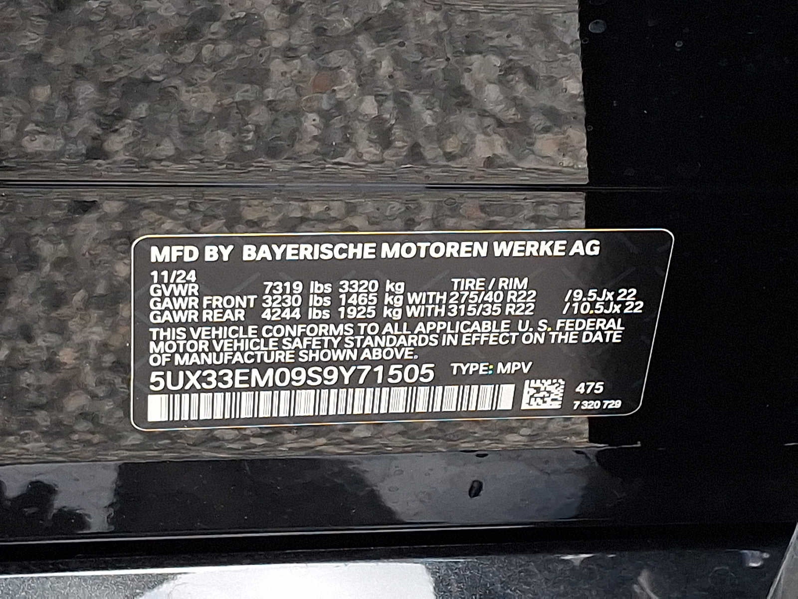 2025 BMW X7 M60i Sports Activity Vehicle