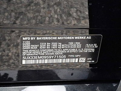 2025 BMW X7 M60i Sports Activity Vehicle