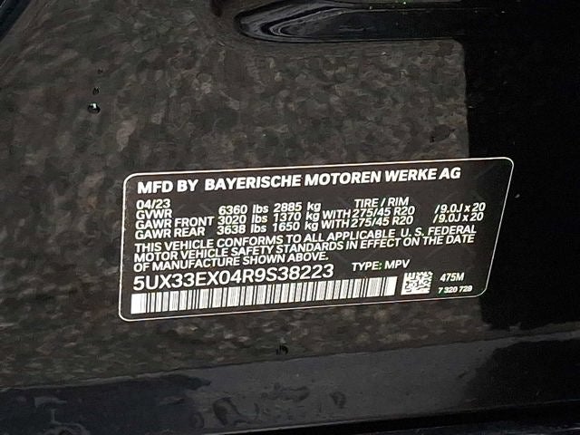 2024 BMW X6 xDrive40i Sports Activity Coupe