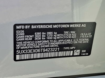 2026 BMW X6 xDrive40i Sports Activity Coupe