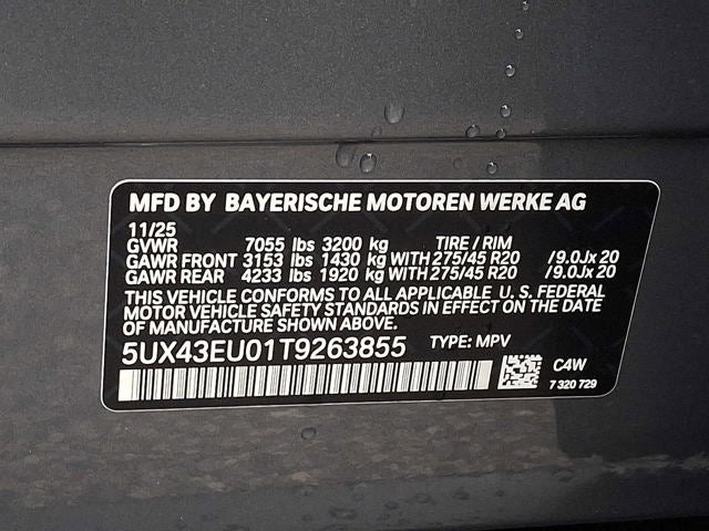 2026 BMW X5 xDrive50e Plug-In Hybrid