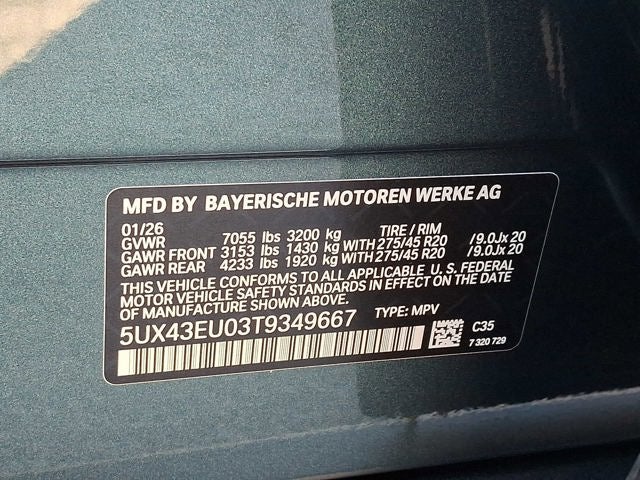 2026 BMW X5 xDrive50e Plug-In Hybrid