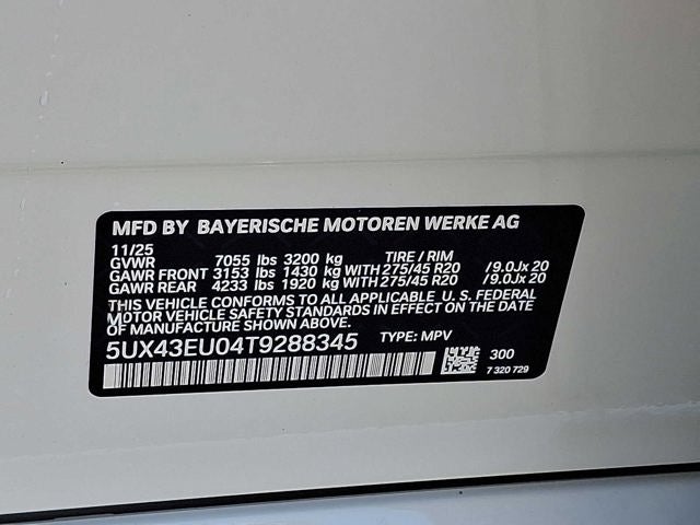 2026 BMW X5 xDrive50e Plug-In Hybrid