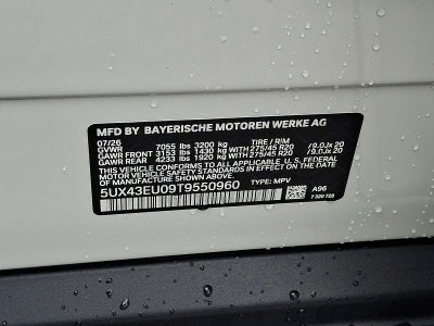 2026 BMW X5 xDrive50e Plug-In Hybrid