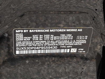 2023 BMW X3 xDrive30i Sports Activity Vehicle
