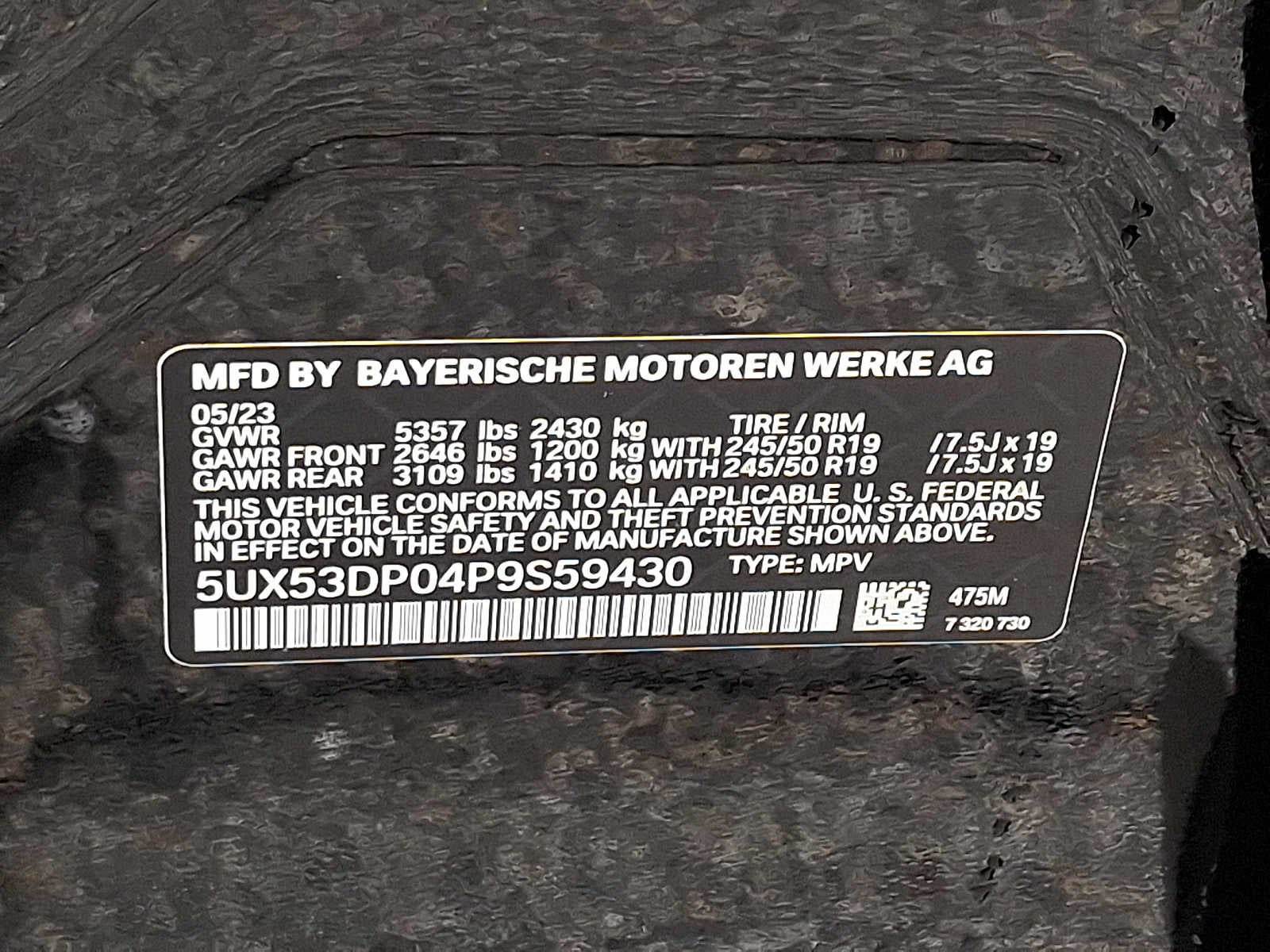 2023 BMW X3 xDrive30i Sports Activity Vehicle