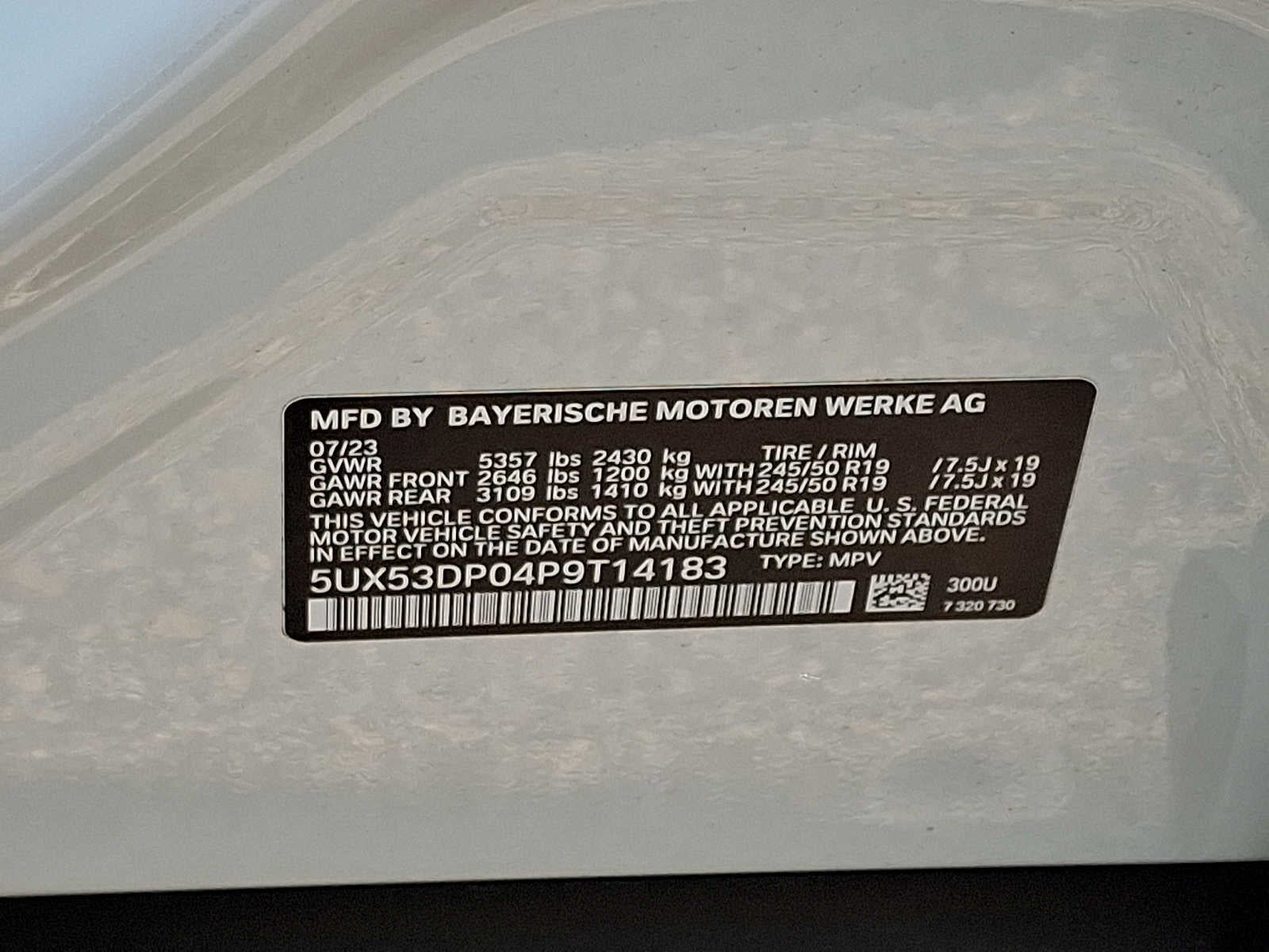 2023 BMW X3 xDrive30i Sports Activity Vehicle