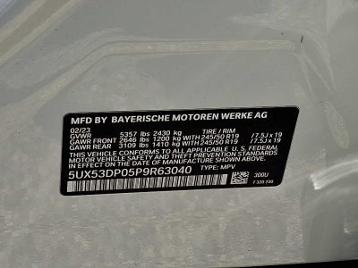 2023 BMW X3 xDrive30i Sports Activity Vehicle