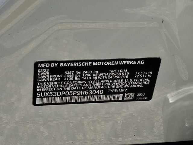 2023 BMW X3 xDrive30i Sports Activity Vehicle
