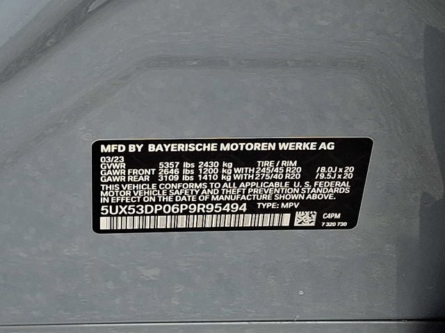 2023 BMW X3 xDrive30i Sports Activity Vehicle
