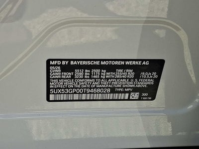 2026 BMW X3 30 xDrive Sports Activity Vehicle