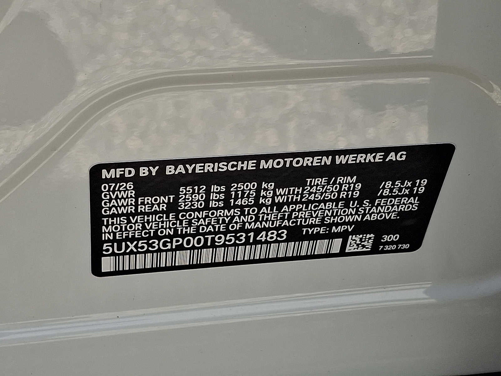 2026 BMW X3 30 xDrive Sports Activity Vehicle