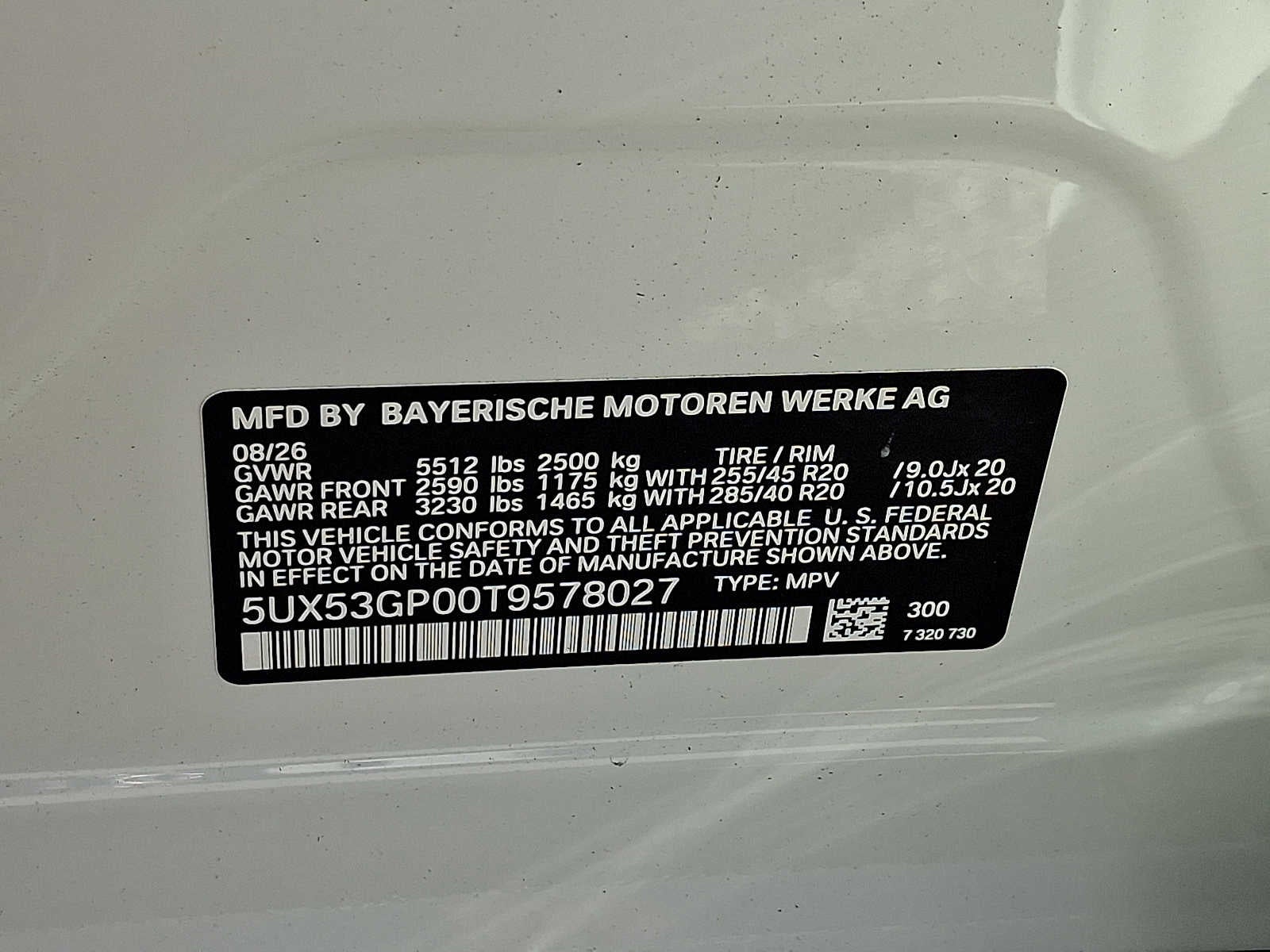 2026 BMW X3 30 xDrive Sports Activity Vehicle