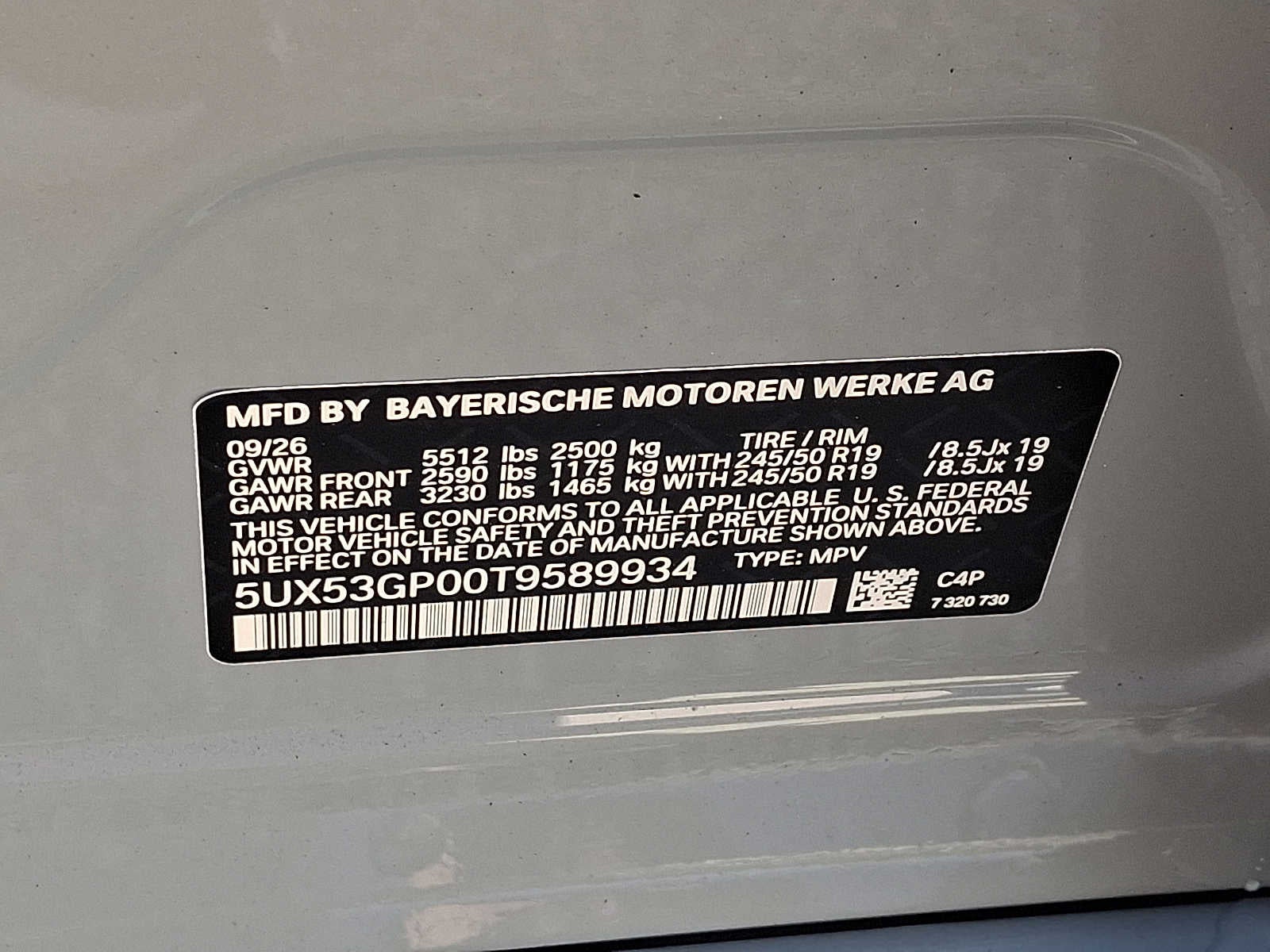 2026 BMW X3 30 xDrive Sports Activity Vehicle