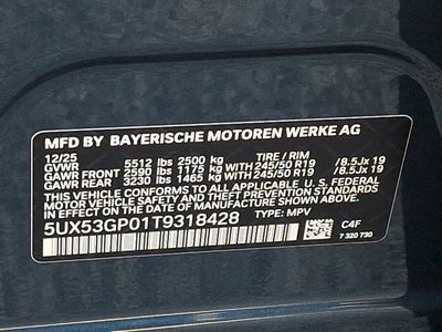 2026 BMW X3 30 xDrive Sports Activity Vehicle