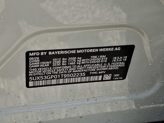 2026 BMW X3 30 xDrive Sports Activity Vehicle