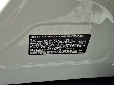 2026 BMW X3 30 xDrive Sports Activity Vehicle